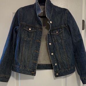 J. Crew Dark Blue Jean Jacket